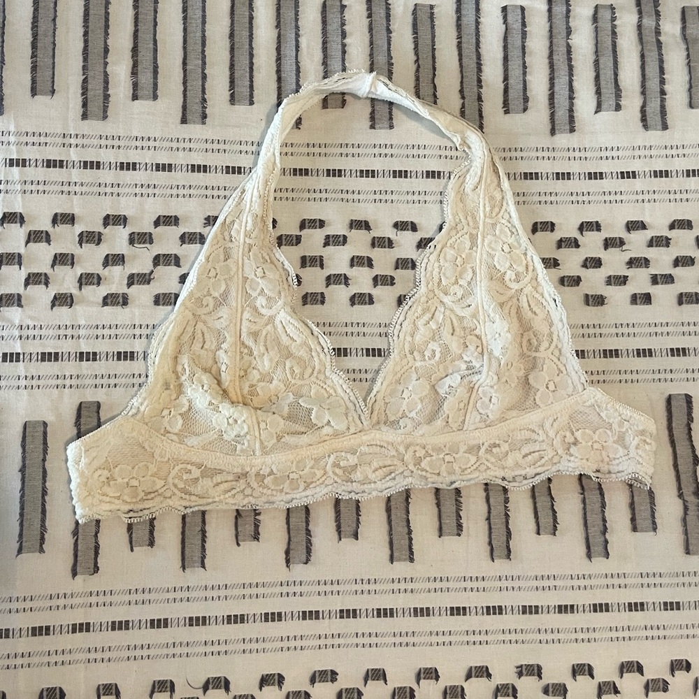 White bralette